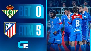 ✅ ¡ATLÉTICO de MADRID APLASTÓ 5-0 a BETIS y ES SEMIFINALISTA de la COPA del REY!