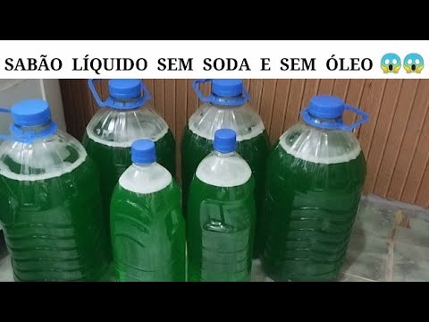 🔴 FIZ 24 LITROS DE SABÃO LÍQUIDO TIPO ARIEL PRONTO EM MINUTOS