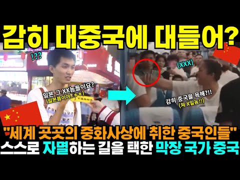 중국반응 | 중화사상 뽕에 심하게 취한 세계 곳곳의 중국인들의 민폐;;