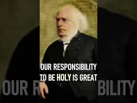 OUR RESPONSIBILITY TO BE HOLY IS GREAT - Horatius Bonar AudioBook #shorts #holiness #christianshorts