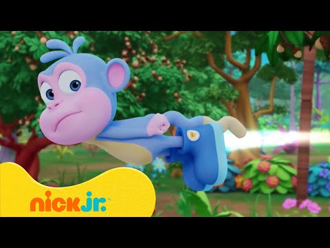 דורה: בוץ והמגפיים המעופפות! | ניק ג'וניור #dora #דורה