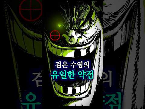 드디어 밝혀낸 검은 수염의 유일한 약점