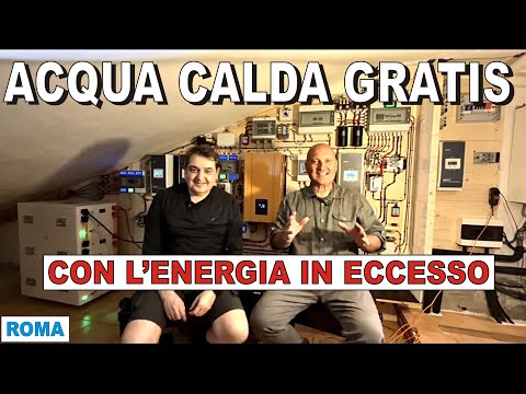 ACQUA CALDA GRATIS #fotovoltaico #faidate #perte