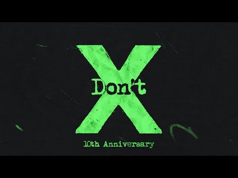 Ed Sheeran - Don't (Official Lyric Video)