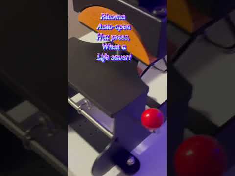 Ricoma Auto Open Hat Press made The hat bar a success!! #hatbar #vendorlife #ricoma  #truckerhat