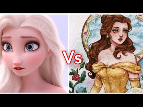 ELSA❄️VS BELLE🌹