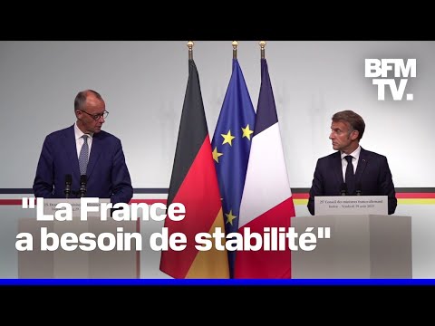 Ukraine, Dette, Europe... La conférence de presse d'Emmanuel Macron aux côtés de Friedrich Merz