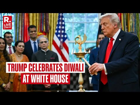 Trump LIVE: US President Trump Celebrates Diwali Celebration At Oval Office | USA