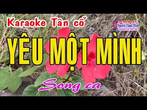 Karaoke tân cổ YÊU MỘT MÌNH – SONG CA