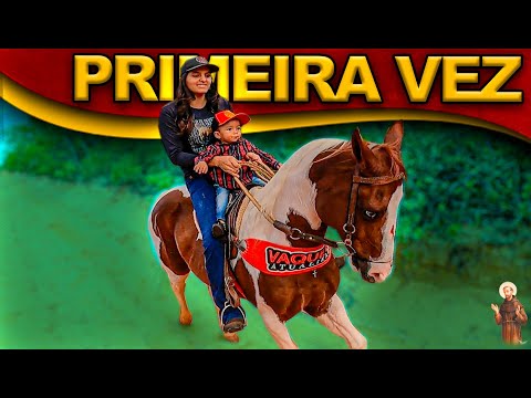 Primeira vez Montando no cavalo