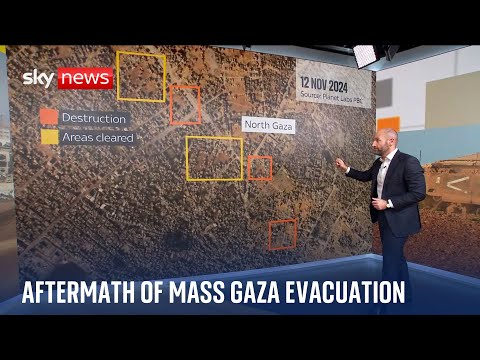 What's happening in northern Gaza after mass evacuation?  | Israel-Hamas war