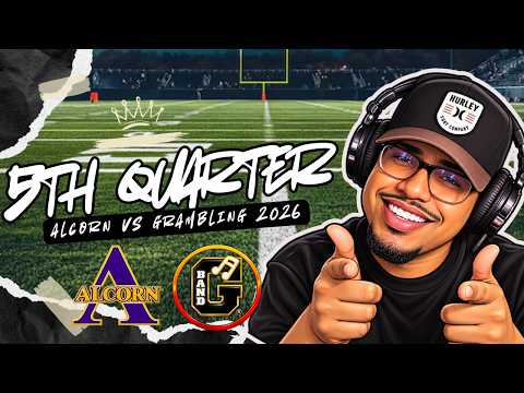 Bougeetvlive reacts to "ALcorn Vs Grambling state| 5th quarter 2026