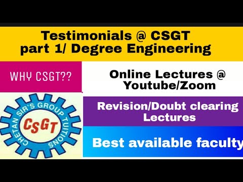 CSGT (CHETAN SIR'S GROUP TUITIONS) YouTube video thumbnail