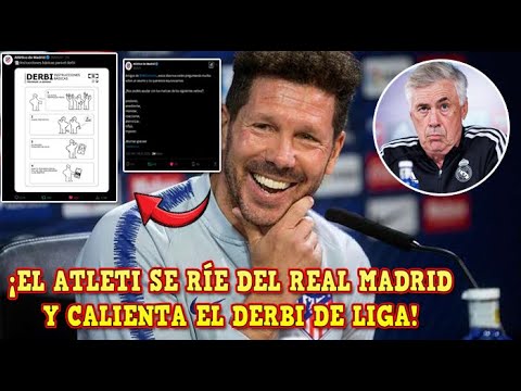 🚨EL ATLETICO DE MADRID se RÍE del REAL MADRID y CALIENTAN el DERBI de LIGA tras la CARTA del MADRID