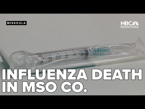 YouTube video thumbnail: Influenza Death Reported in Missoula Co