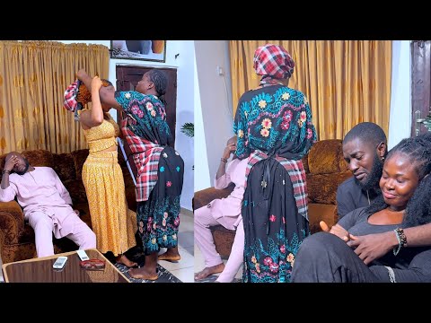 She dressed as a maid their house maid and her husband came in with another woman