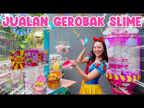 JUALAN GEROBAK SLIME DAN MESIN BONEKA TERBESAR SE DUNIA 😱😍