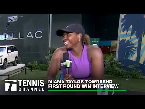 Taylor Townsend: 2023 Miami First Round Win Interview