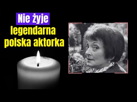 Nie żyje legenda polskiego kina. "Znana ze sceny, z ekranu kina i z telewizji !!!