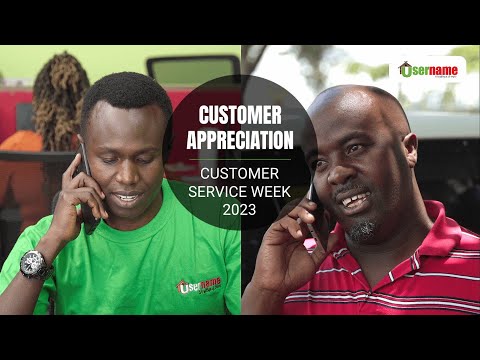 Customer Service Week 2023 Appreciation Message | Username Investment Ltd.