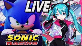 Sonic Racing Cross Worlds Hatsune Miku Gameplay PS4