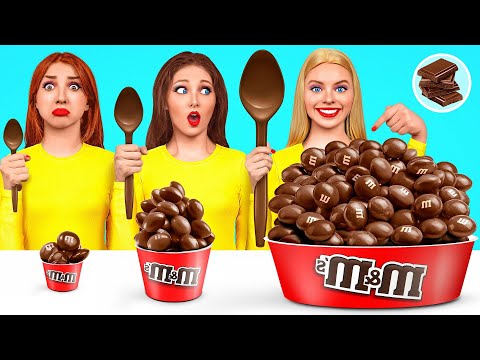 Big, Medium and Small Plate Challenge | Who Wins the Secret Kitchen Battle by TeenDO Challenge