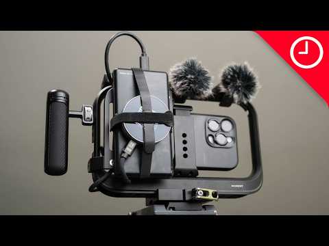 Pro iPhone video gets a LOT easier with this cage...