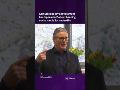 'Open mind' on social media ban - Starmer