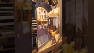Painting the Yellow Café by John Hammond