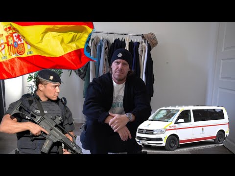 SPANSK POLIS HÄMTAR MIG I FÄNGELSET - FLYGER HEM MED KRIMINALVÅRDEN TILL SVERIGE *STORYTIME*