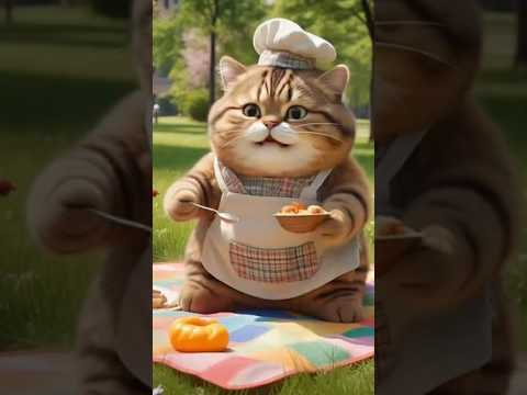 Fight with (elephant) dog, fight for daddy #shorts #quietcartoon #meawing #cat #video #viral