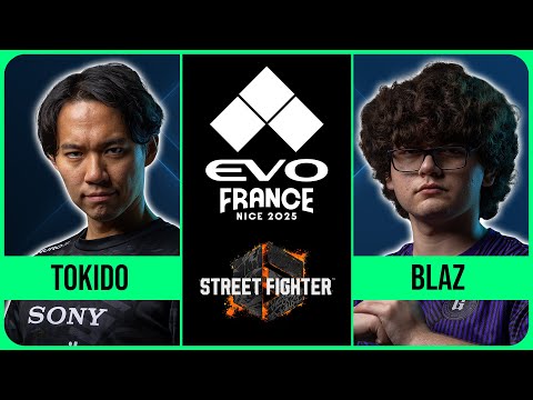 Evo France 2025: Street Fighter 6 | Tokido vs Blaz | Losers Quarterfinals