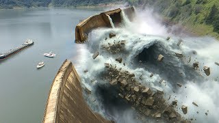When Water Went Out Of Control and Dam Failed !