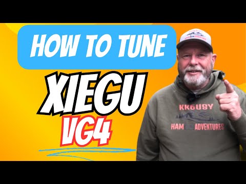 How to set up your Xiegu VG4 Multiband antenna.