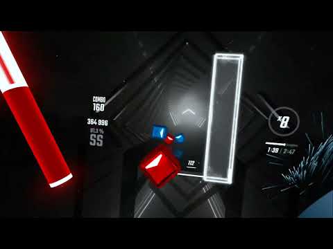 Click to view video Jax Jones - Instruction [Fitbeat] (Expert) | Beat Saber  Quest 3 Gameplay