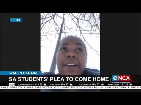 SA's students' plea to come home