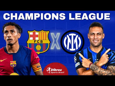 BARCELONA X INTERNAZIONALE MILÃO AO VIVO CHAMPIONS LEAGUE DIRETO DO ESTÁDIO | SEMIFINAL - NARRAÇÃO