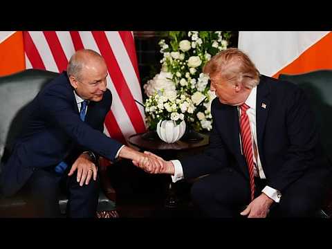 Trump hopes for 'reunified' Ireland, hits out at Europe over Iran war