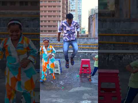 Anam Arhaan and Papa High Jump challenge 😲 #shorts #viralvideos #viralshorts