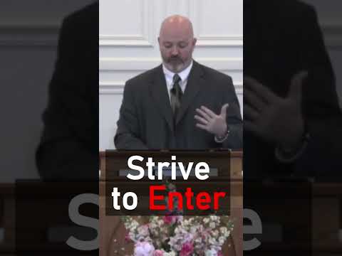 Strive to Enter the Narrow Door - Pastor Patrick Hines Sermon #shorts #GodsWord #Heaven #salvation