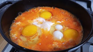토마토와 계란을 이렇게 했더니 집 나간 입맛이 다시 돌아왔습니다.