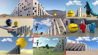 20 Satisfying Minutes of PacMan & Domino's Relaxing videos
