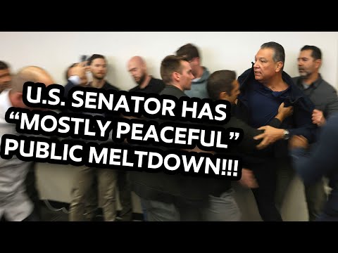 DERANGED SENATOR Claims He Was “MOSTLY PEACEFUL”