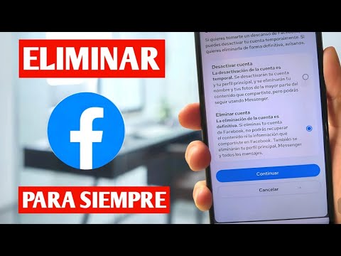 ✅ Como ELIMINAR mi cuenta de FACEBOOK