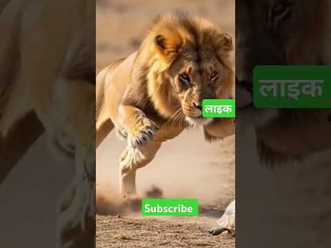 😱 ओह माय गॉड शेर ने किया शिकार 😱#lion #shorts #viral #trending