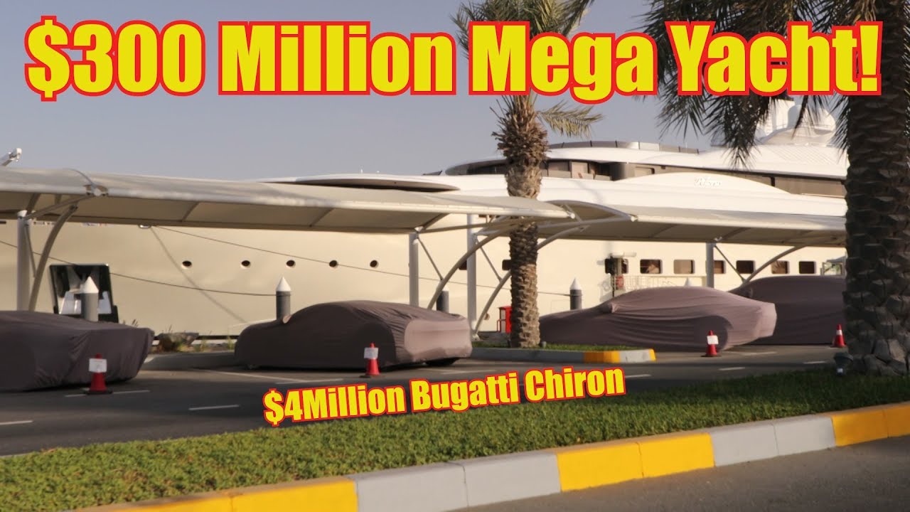 Mysterious Hypercars of the 300 Million Mega Yacht