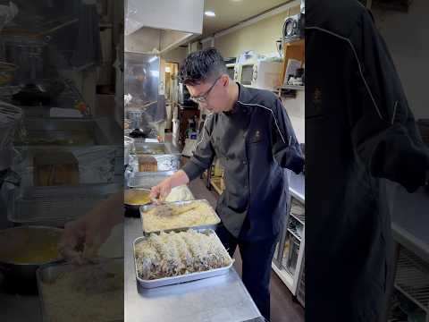 片腕の料理人が苦難を乗り越えて作る絶品ハンバーグ #japanesefood
