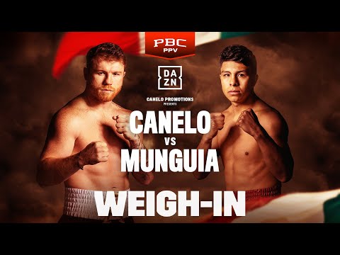 Canelo alvarez vs. Jaime munguia weigh in livestream