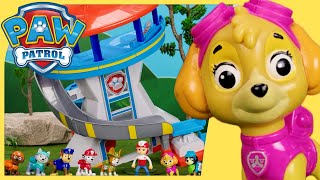 Pups Save the Sinking Tower | PAW Patrol | Toy Play for Kids