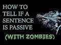 Exploring Active and Passive Voice with Zombies